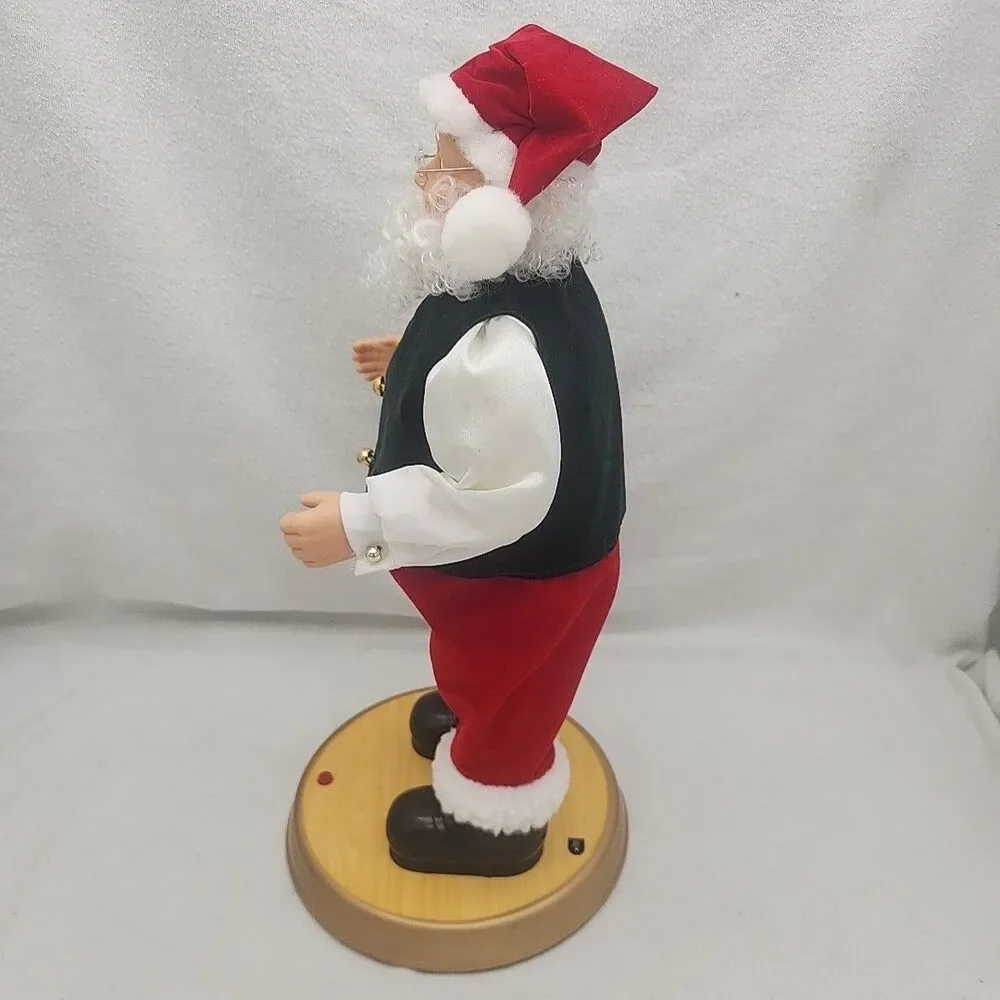 Musical Hip Swinging Santa North Pole Productions Gemmy Industries 1998 With Box